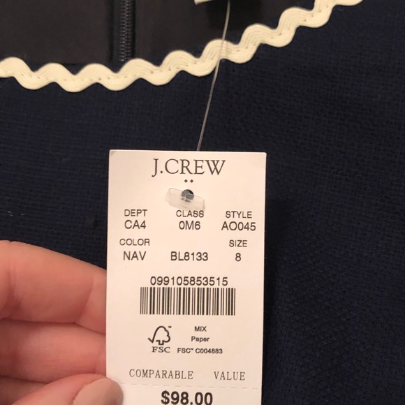 🆕 J Crew Navy Dress - Picture 3 of 5